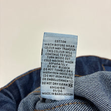 Load image into Gallery viewer, Boys Target, blue denim cargo pants, adjustable, Inside leg: 56cm, EUC, size 9,  