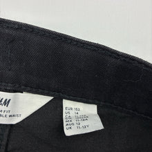Load image into Gallery viewer, Boys H&amp;M, slim fit stretch cotton pants, adjustable, Inside leg: 64cm, EUC, size 12,  