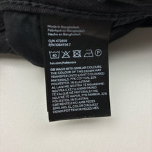 Load image into Gallery viewer, Boys H&amp;M, slim fit stretch cotton pants, adjustable, Inside leg: 64cm, EUC, size 12,  