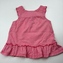 Load image into Gallery viewer, Girls Target, lightweight gingham cotton top, mark upper back, FUC, size 2,  