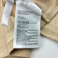 Load image into Gallery viewer, Girls H&amp;M, metallic gold knit bolero cardigan, GUC, size 5-6,  