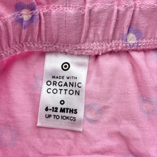 Load image into Gallery viewer, Girls Target, organic cotton blend shorts, elasticated, FUC, size 0,  