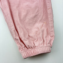 Load image into Gallery viewer, Girls Target, lightweight corduroy cotton pants, elasticated, FUC, size 0,  