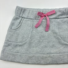 Load image into Gallery viewer, Girls Target, fleee lined metallic silver skirt, elasticated, L: 21cm, GUC, size 2,  