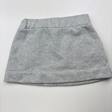 Load image into Gallery viewer, Girls Target, fleee lined metallic silver skirt, elasticated, L: 21cm, GUC, size 2,  