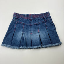 Load image into Gallery viewer, Girls Hi-5, vintage denim skirt, elasticated, L: 24cm, GUC, size 4,  