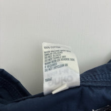 Load image into Gallery viewer, Boys Anko, navy short sleeve cotton shirt, sharks, GUC, size 12,  