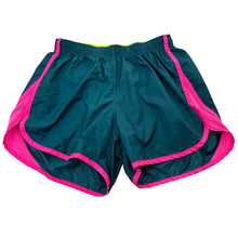 Load image into Gallery viewer, Girls BLUE EXCHANGE, lined sports / activewear shorts, Sz: M, W: 30cm across unstretched, EUC, size 10-12,  