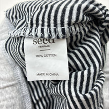 Load image into Gallery viewer, Unisex Seed, striped cotton pyjama pants / bottoms, FUC, size 10,  