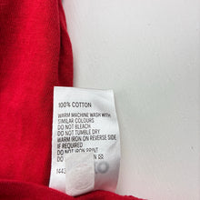Load image into Gallery viewer, Unisex Anko, red cotton tee / top, GUC, size 12,  