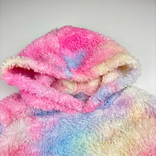 Load image into Gallery viewer, Girls SHEIN, pastille fleece hoodie sweater, FUC, size 5,  