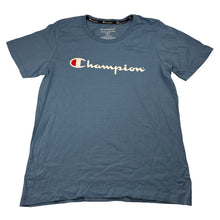 Load image into Gallery viewer, Unisex Champion, blue cotton tee / top, GUC, size 14,  