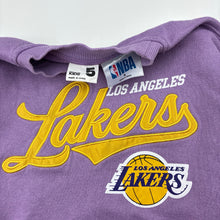 Load image into Gallery viewer, Unisex Cotton On, NBA LA Lakers fleece lined sweater, pilling, FUC, size 5,  