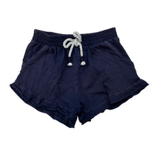Load image into Gallery viewer, Girls KID, navy cotton shorts, elasticated, FUC, size 3,  