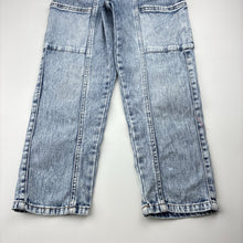 Load image into Gallery viewer, Unisex Target, relaxed fit denim jeans, adjustable, Inside leg: 48.5cm, GUC, size 5,  