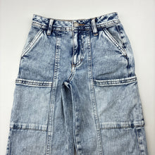 Load image into Gallery viewer, Unisex Target, relaxed fit denim jeans, adjustable, Inside leg: 48.5cm, GUC, size 5,  
