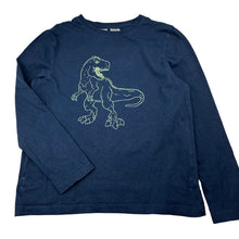 Load image into Gallery viewer, Boys Anko, navy cotton pyjama top, dinosaur, FUC, size 10,  