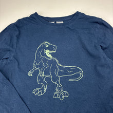 Load image into Gallery viewer, Boys Anko, navy cotton pyjama top, dinosaur, FUC, size 10,  