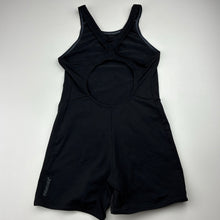 Load image into Gallery viewer, Girls Speedo, Endurance + black swim one-piece / legsuit, *pilling bottom panel*, FUC, size 10,  
