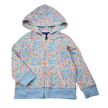 Load image into Gallery viewer, Girls Polo Ralph Lauren, floral zip hoodie sweater, pilling &amp; light marks, FUC, size 3,  