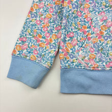 Load image into Gallery viewer, Girls Polo Ralph Lauren, floral zip hoodie sweater, pilling &amp; light marks, FUC, size 3,  