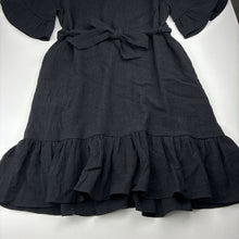 Load image into Gallery viewer, Girls DECJUBA KIDS, lined black party / formal dress, EUC, size 12, L: 78cm