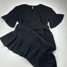 Load image into Gallery viewer, Girls DECJUBA KIDS, lined black party / formal dress, EUC, size 12, L: 78cm