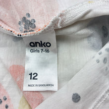 Load image into Gallery viewer, Girls Anko, floral cotton casual dress, FUC, size 12, L: 74cm