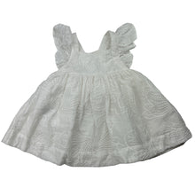 Load image into Gallery viewer, Girls Country Road, cotton lined embroidered summer dress, GUC, size 000, L: 33cm