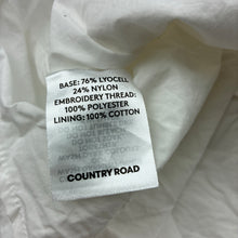 Load image into Gallery viewer, Girls Country Road, cotton lined embroidered summer dress, GUC, size 000, L: 33cm