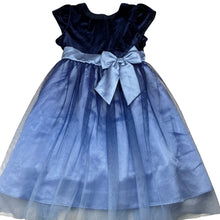 Load image into Gallery viewer, Girls Jona Michelle, spliced velvet &amp; tulle party / formal dress, FUC, size 6, L: 69cm