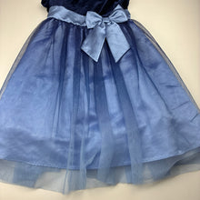 Load image into Gallery viewer, Girls Jona Michelle, spliced velvet &amp; tulle party / formal dress, FUC, size 6, L: 69cm
