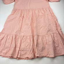 Load image into Gallery viewer, Girls Target, cotton lined pink short sleeve dress, GUC, size 12, L: 80cm