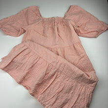 Load image into Gallery viewer, Girls Target, cotton lined pink short sleeve dress, GUC, size 12, L: 80cm