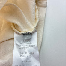 Load image into Gallery viewer, Boys Timberland, cream cotton tee / top, GUC, size 0000,  