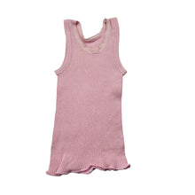 Load image into Gallery viewer, Girls Bonds, pink ribbed cotton singlet top, GUC, size 000,  