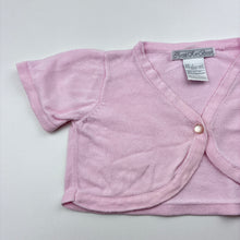 Load image into Gallery viewer, Girls Classic Ka-Boosh, knitted cotton bolero cardigan, FUC, size 0,  