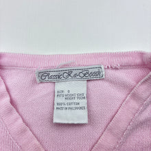 Load image into Gallery viewer, Girls Classic Ka-Boosh, knitted cotton bolero cardigan, FUC, size 0,  