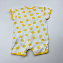 Load image into Gallery viewer, Girls Next, yellow &amp; white cotton romper, FUC, size 0000,  