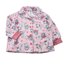 Load image into Gallery viewer, Girls Disney, Aristocats Marie flannel cotton pyjama top, GUC, size 1,  