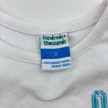 Load image into Gallery viewer, Boys H+T, white cotton singlet / tank top, FUC, size 0,  