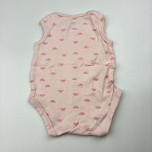Load image into Gallery viewer, Girls Anko Baby, soft organic cotton bodysuit / romper, EUC, size 000,  