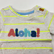 Load image into Gallery viewer, Boys Sprout, striped soft feel t-shirt / top, EUC, size 0000,  