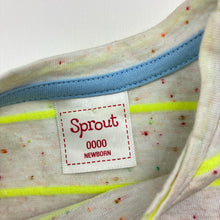 Load image into Gallery viewer, Boys Sprout, striped soft feel t-shirt / top, EUC, size 0000,  