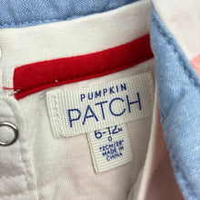 Load image into Gallery viewer, Boys Pumpkin Patch, all-in-one cotton t-shirt / shirt, EUC, size 0,  