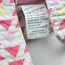 Load image into Gallery viewer, Girls Sprout, cotton overalls dress / pinafore, GUC, size 0, L: 38cm