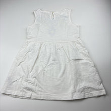 Load image into Gallery viewer, Girls Osh Kosh, white cotton floral top, L: 50cm, EUC, size 6,  