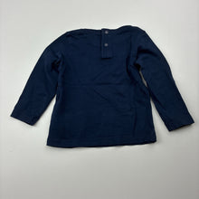 Load image into Gallery viewer, Boys BESTies, navy cotton long sleeve t-shirt / top, GUC, size 00,  