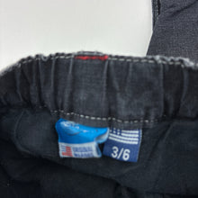 Load image into Gallery viewer, Boys Original Marines, Mickey Mouse cotton lined denim pants, elasticated, EUC, size 00,  