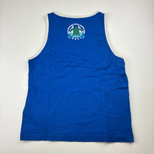 Load image into Gallery viewer, Boys Quiksilver, blue cotton singlet / tank top, turtle, GUC, size 4,  